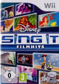 Disney Sing It: Family Hits PAL Wii box art